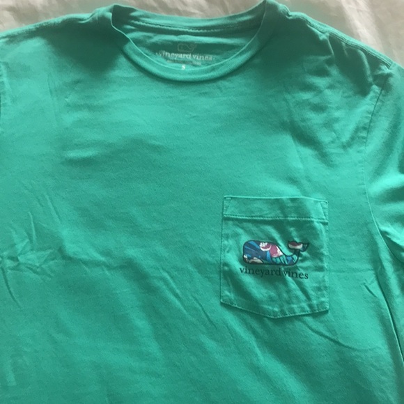 Vineyard Vines T-shirt EUC Size S Color Antigua Green - Picture 5 of 7